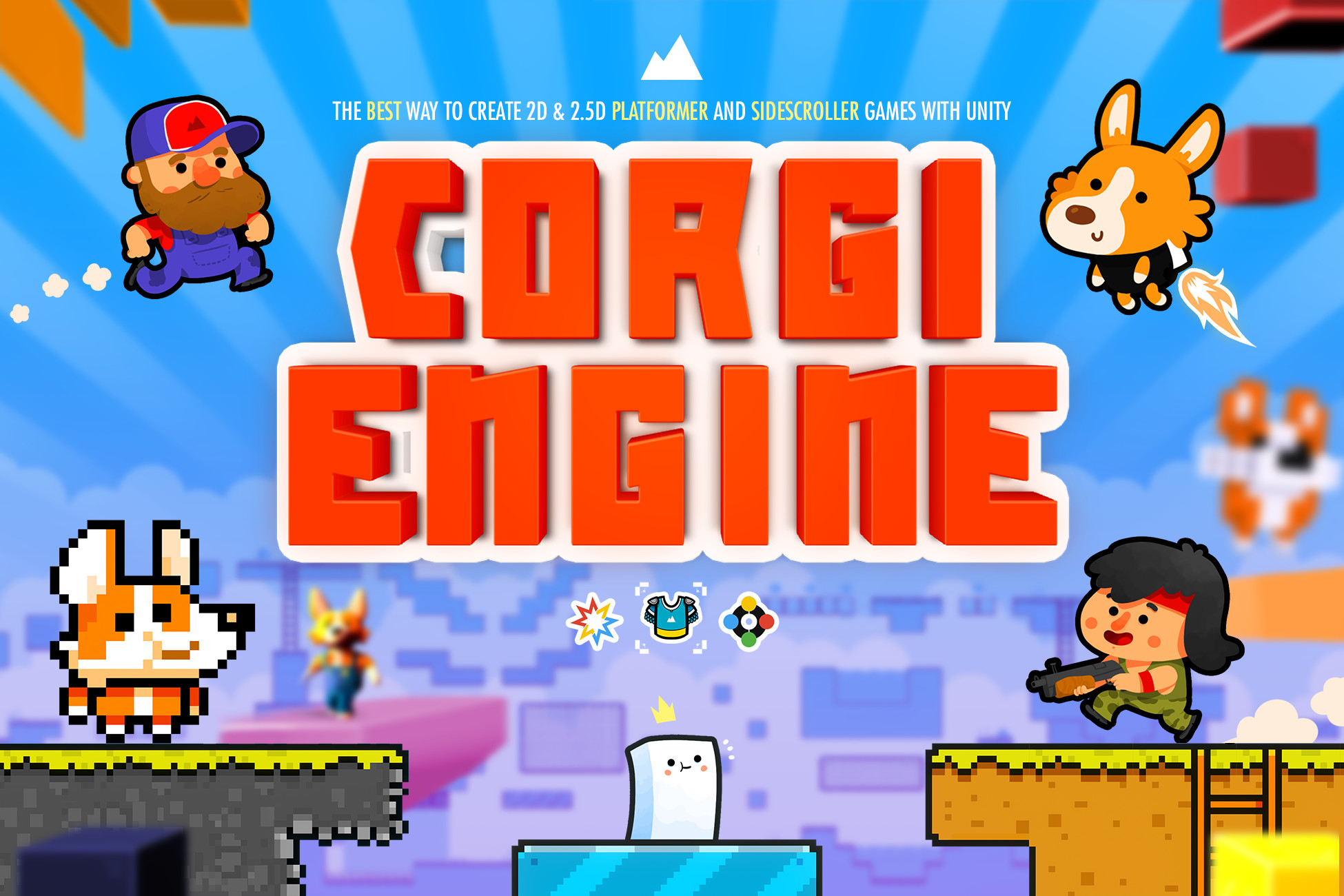 how to get hold of the corgi engine free download unity