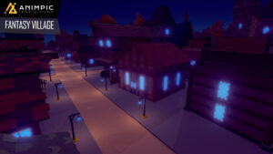 Create your own low poly fantasy village with this unity asset pack