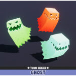 Download Toon Ghost Unity asset pack 3D MODEL