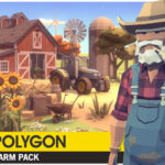 get hold of the polygon farm asset pack for unity this is a free download