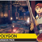 free download of the polygon dungeons complete asset pack