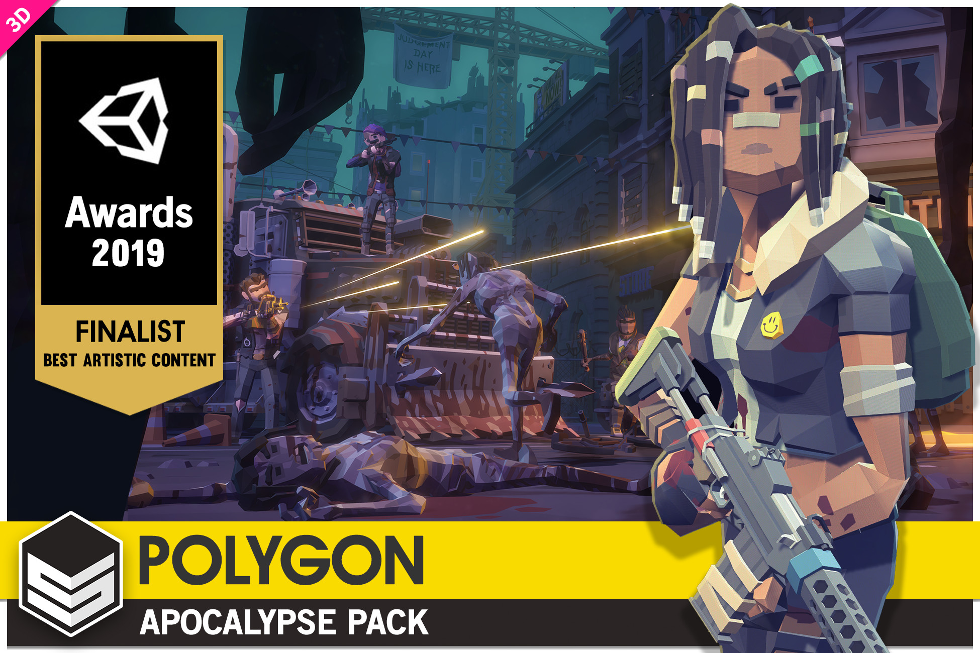 download the polygon apocalypse mega pack for unity game engine