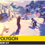 Download The Polygon Snow kit addon pack for unity
