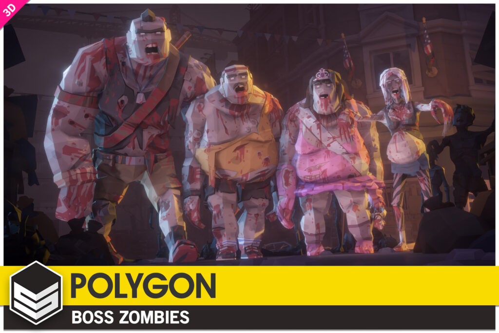 add zombies to your unity game with this boss zombies asset pack