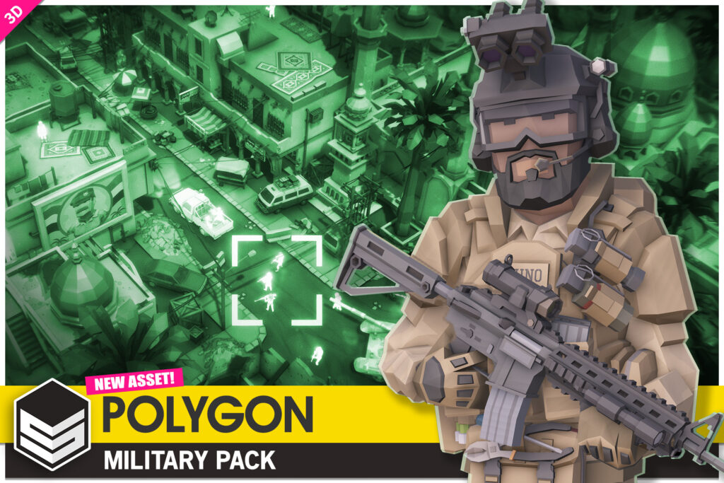 create your very own military style game with polygon military
