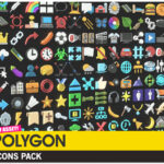 The Polygon Icons asset pack free download for unity