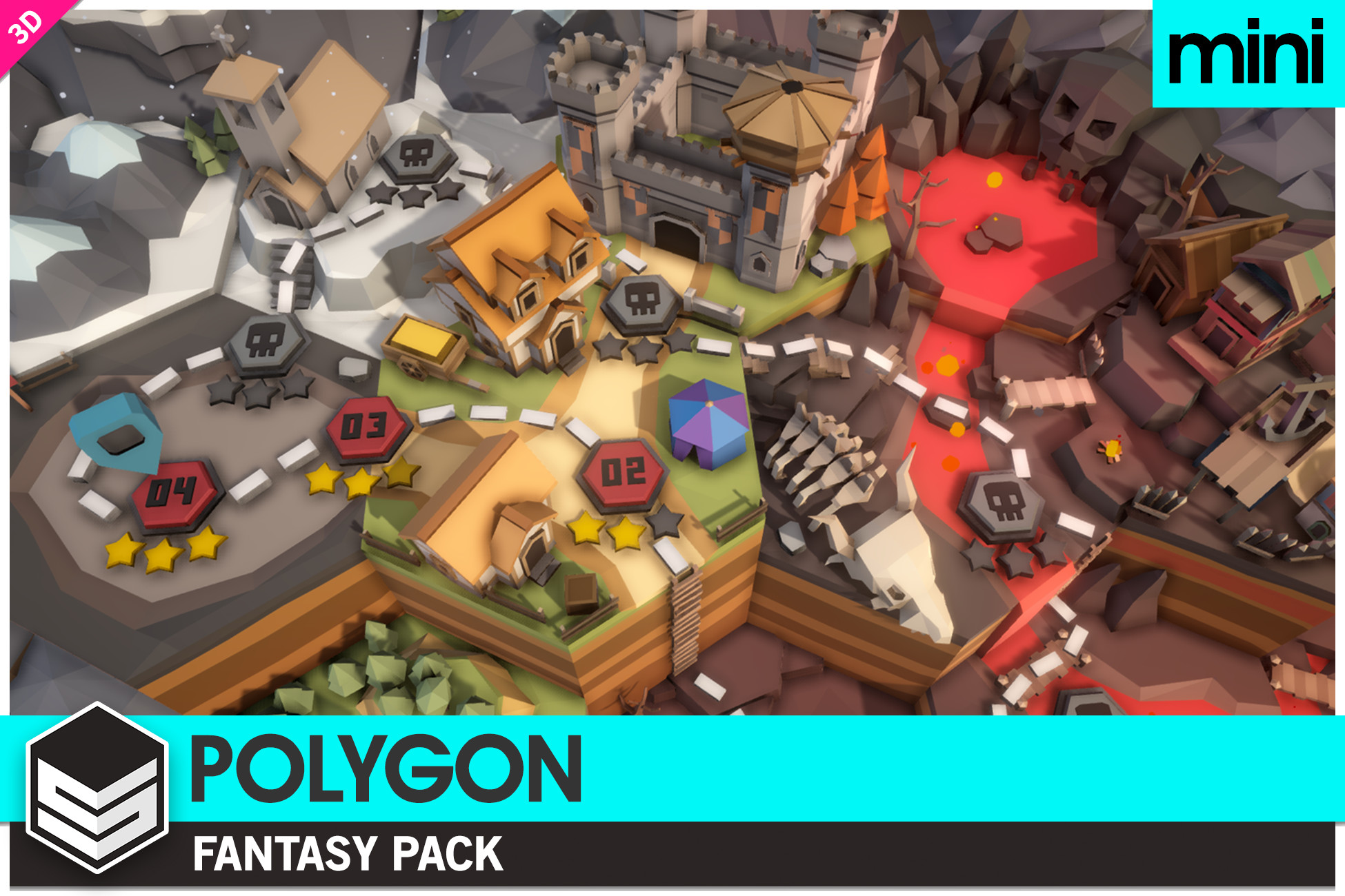 create yur own mini worlds with this asset pack