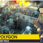 Download the full free game asset POLYGON WAR for the unity game engine