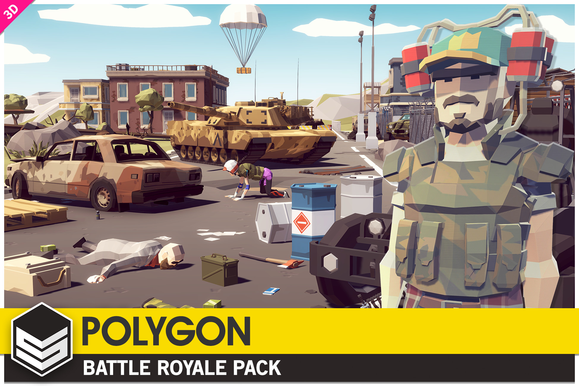 create your very own battle royale style low poly stylized game in the unity engine