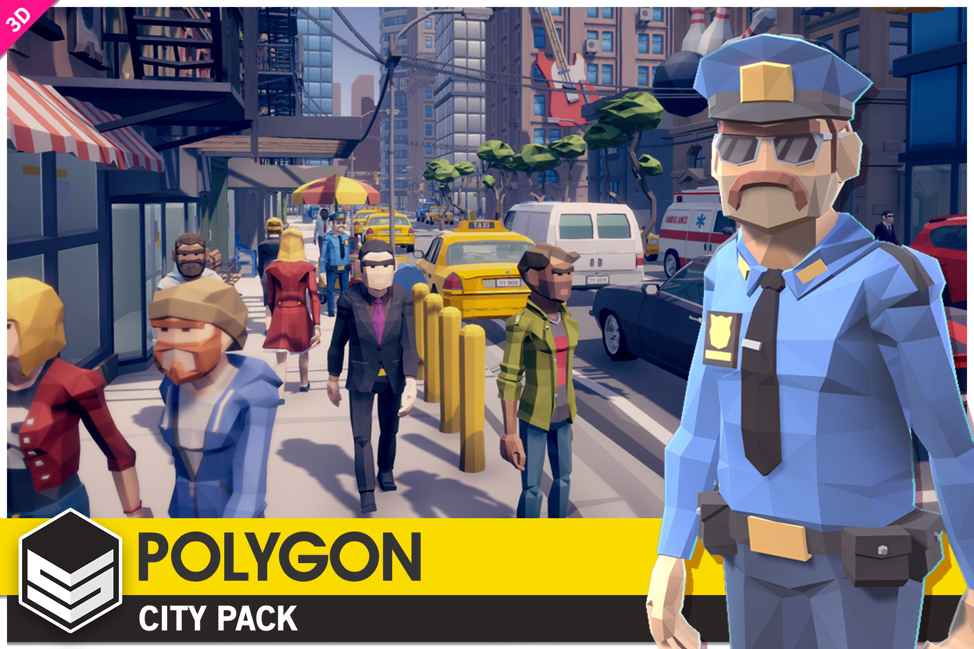 get hold of the polygon city asset pack full free download for unity