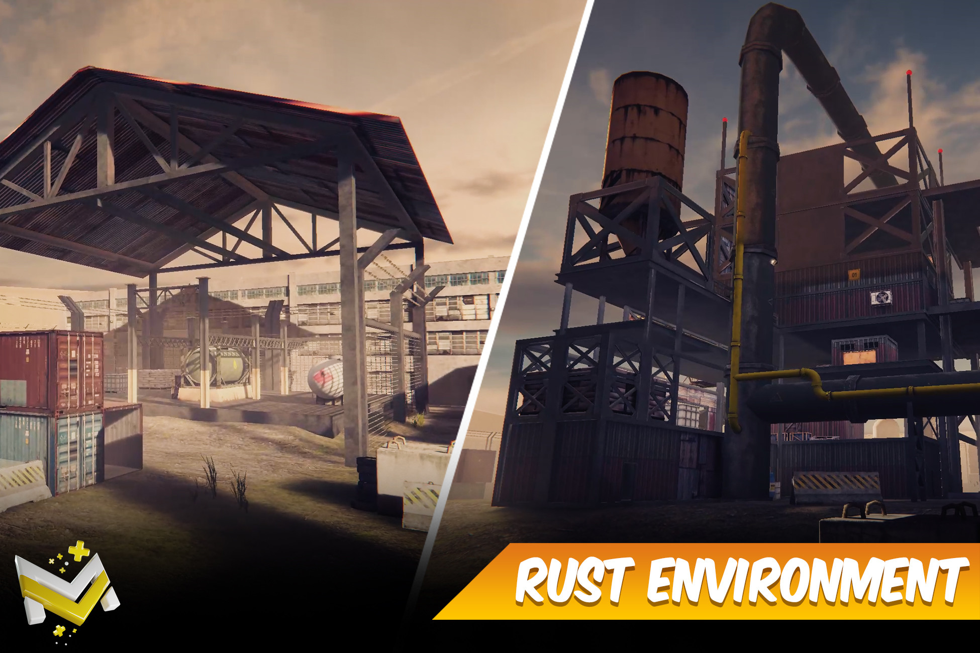 Rust Shooting environment for unity. Create your very own FPS