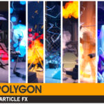 Create low polygon particles with this great unity asset