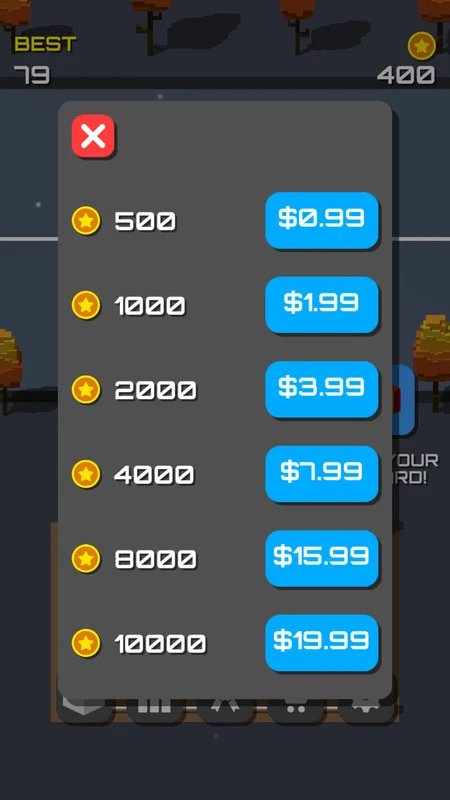 in game mobile currency