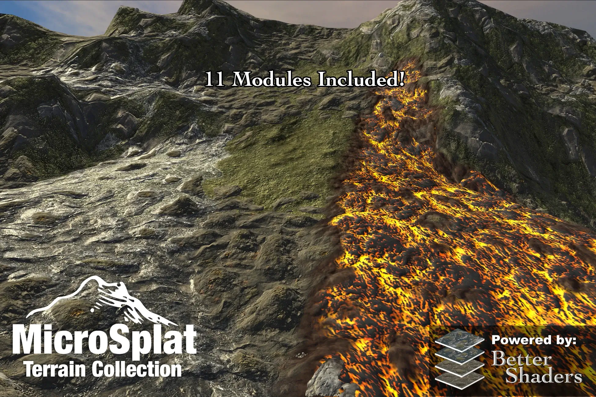 Microsplat terrain collection full nulled asset pack for unity