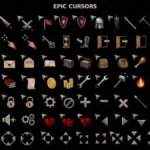 Stylized RPG Cursors download nuled version for the unity game engine