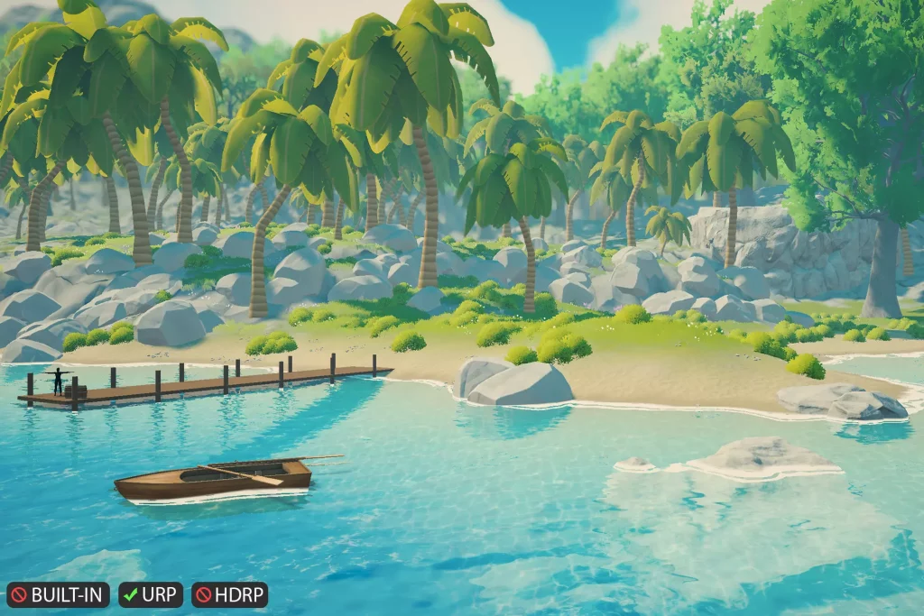 Stylized water for the unity game engine