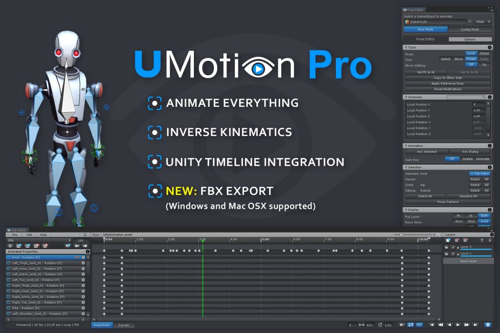 UMotion pro unity asset full nulled free download pack