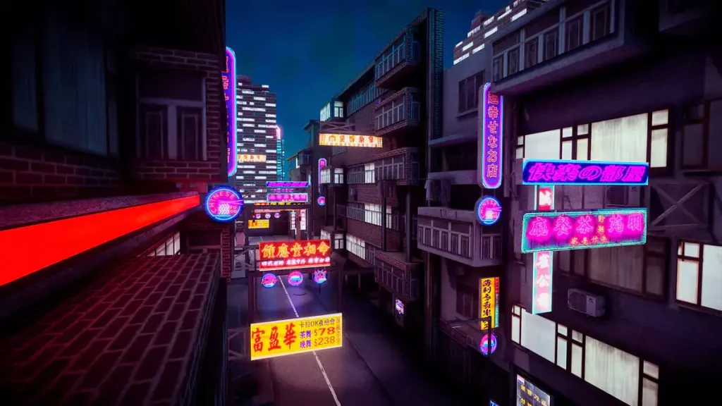 CyberPunk City. VR and Mobile Free Download