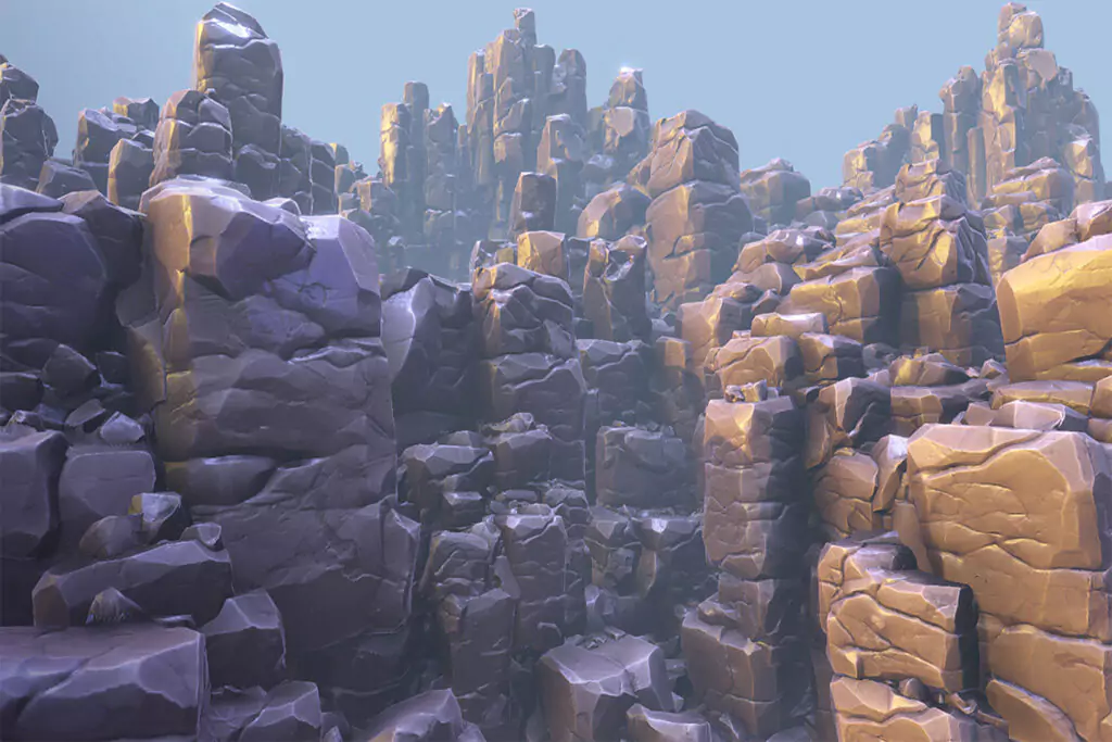 stylized rocks free download for unity game engine