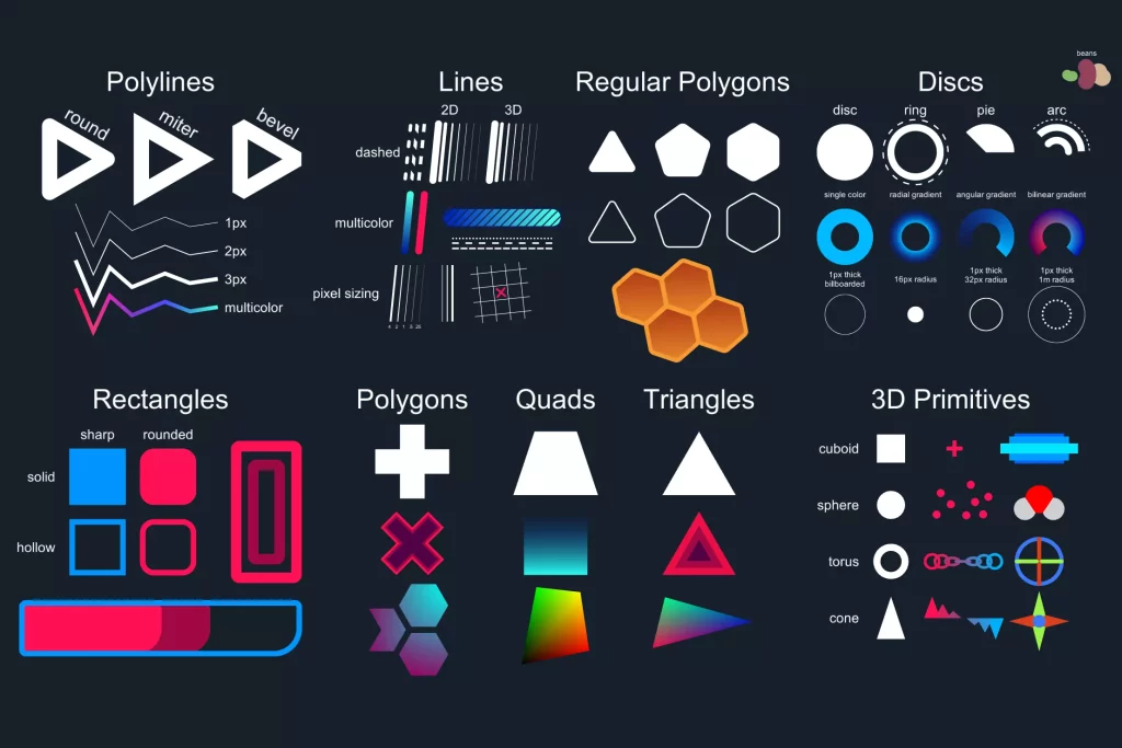 free download for shapes asset pack