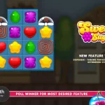 This image shows an example game created with Sweet Candy Sugar Match 3